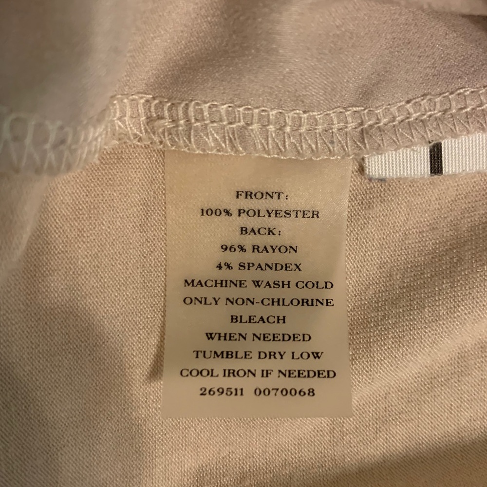 Ann Taylor champagne sleeveless tank top size M - Picture 7 of 13
